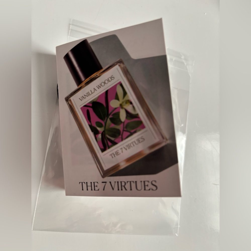 NWT The 7 Virtues Sample vial Vanilla woods